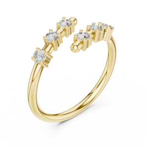 Men’s Round Diamond Band Ring with Channel Setting