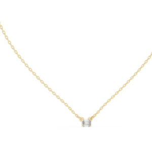 Emerald Bezel Set Solitaire Pendant